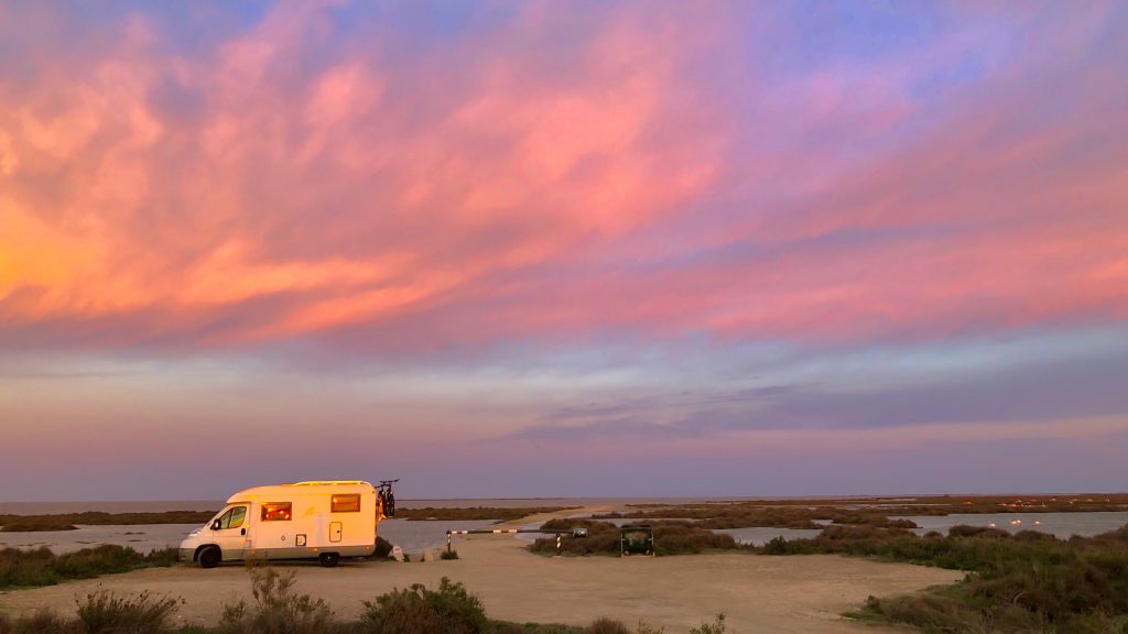 camping-car en Camargue
