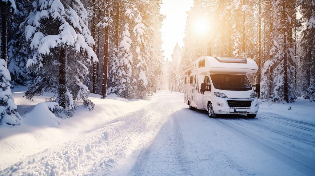 Camping-car en hiver